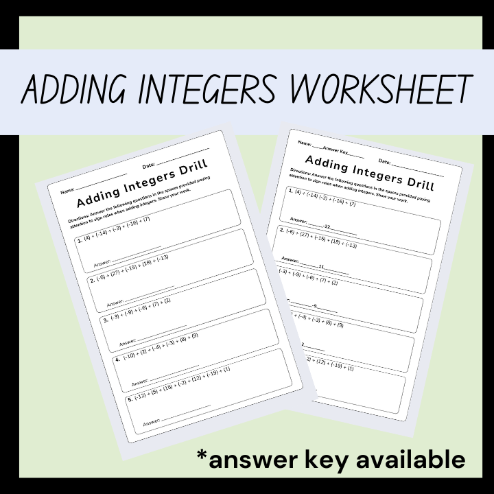 adding integers