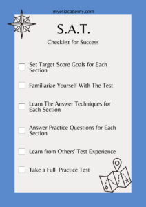 Free SAT checklist