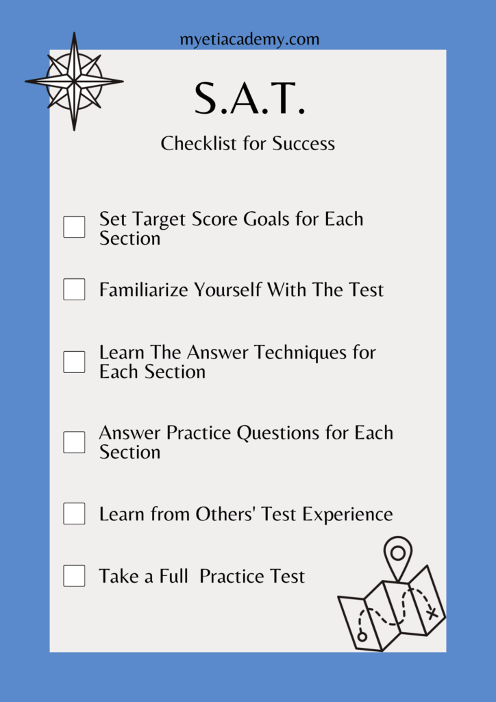 Free SAT checklist