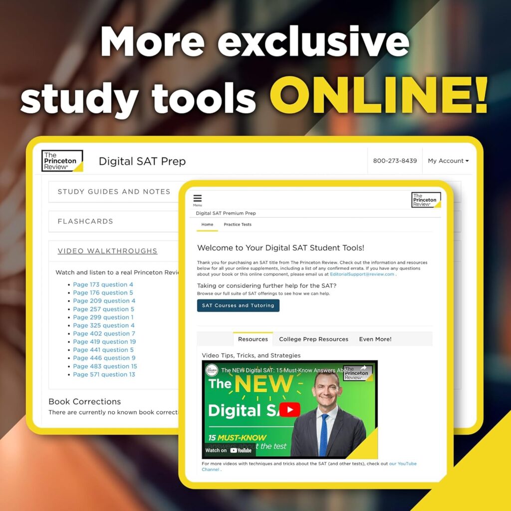 Princeton Review online tools