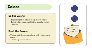 colons punctuation