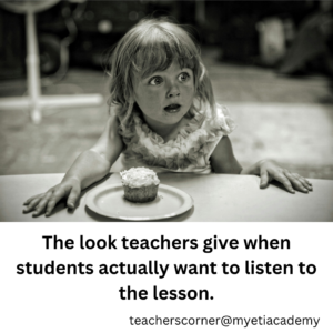Subscribe to The ETI Academy Newsletters for Free Today! 11 teacher meme about listening to the teacher