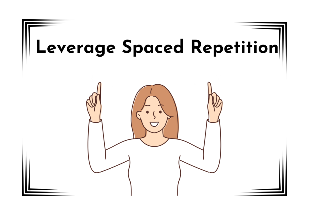 leverage spaced repetition flashcard