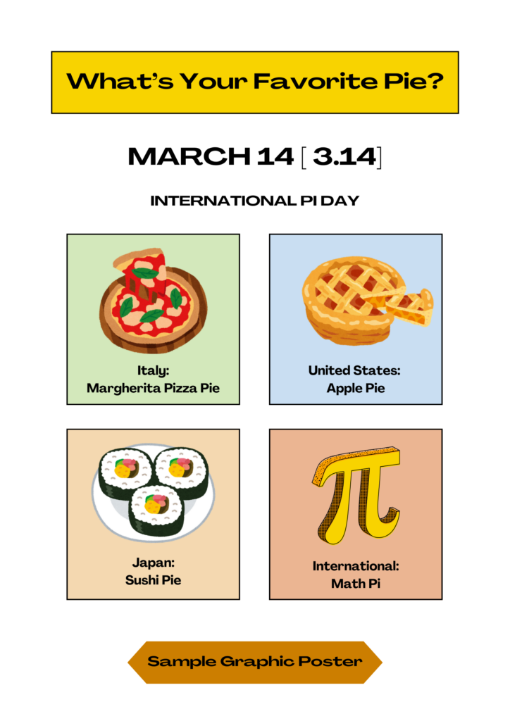 international pi day sample poster guide